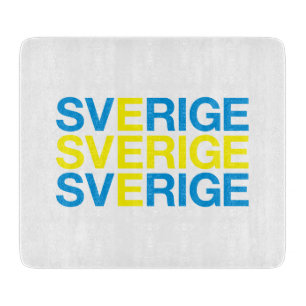 Planche À Découper Drapeau SVERIGE