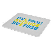 Planche À Découper Drapeau SVERIGE (Coin)