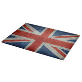Planche À Découper Drapeau Union Jack britannique dans style rétro te (Coin)