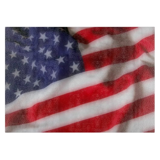 Planche À Découper Drapeau USA (Devant)