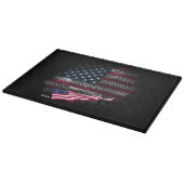 Planche À Découper Drapeau USA (Coin)