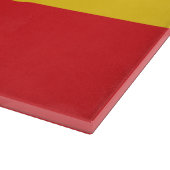 Planche À Découper Drapeau vert, or (jaune) et rouge (Coin)