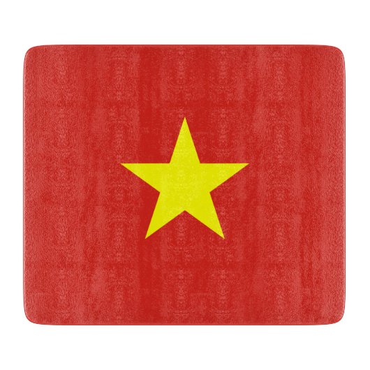 Planche À Découper Drapeau vietnamien (Vietnam) (Devant)
