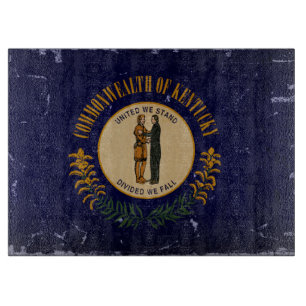 Planche À Découper Drapeau VINTAGE.png d'état du Kentucky