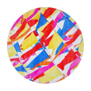 Planche À Découper Drapeaux colorés