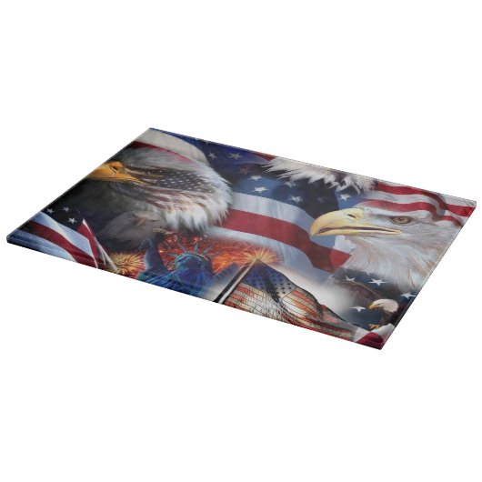 Planche À Découper drapeaux et Eagles (Coin)