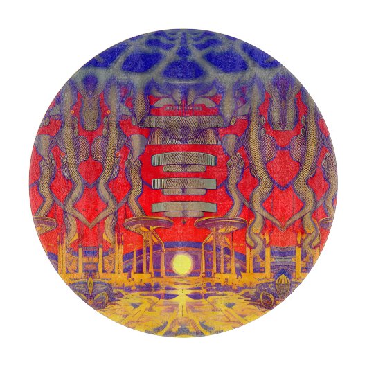 Planche À Découper Dreamland psychédélique (Devant)