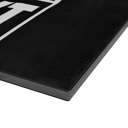 Planche À Découper DROIT OUTTA - ajoutez votre texte ici/créez votre (Coin)