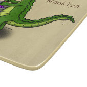 Planche À Découper Drôle alligator vert cuisine dessin animé (Coin)