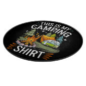 Planche À Découper Drôle C'est Mon Camping Pour Campeur (Coin)