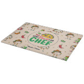Planche À Découper Drôle Chef Cuisinier Mexicain Cinco De Mayo Motif (Coin)