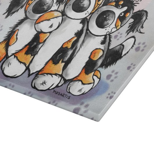 Planche à découper drôle de trois de Bernese (Coin)