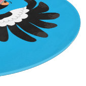 Planche À Découper Drôle dessin animé de Magpie australienne (Coin)