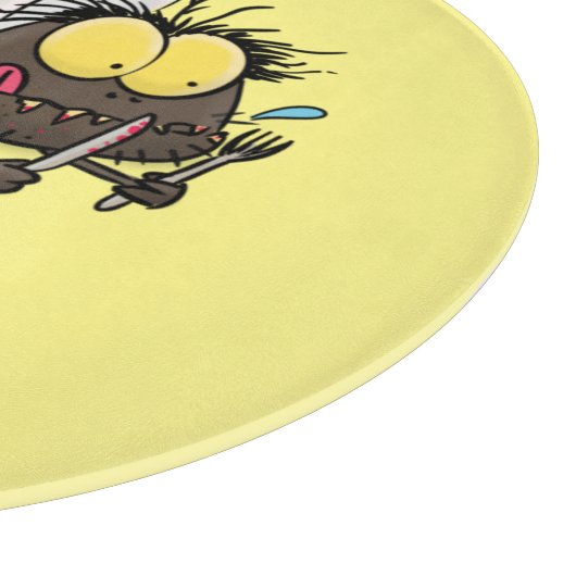 Planche À Découper Drôle dessin animé d'insecte de la mouche à cheval (Coin)