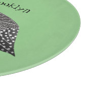 Planche À Découper Drôle dessin animé d'oiseau de Guineafowl (Coin)