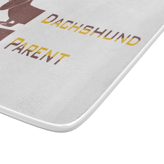 Planche À Découper Drôle mignon dachshund pour parent chien long (Coin)