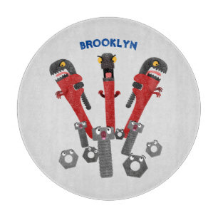 Planche À Découper Drôle outil monstre de clé humour dessin animé