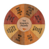 Planche À Découper Drôle Pizza Pun Cuisine Italienne Game à thème (Devant)