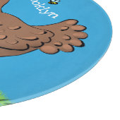 Planche À Découper Drôle poulet rustique whimsical dessin animé (Coin)