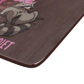 Planche À Découper Drôle Raccoon Strict Régime alimentaire complet Ca (Coin)
