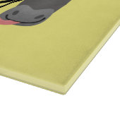 Planche À Découper Drôle wildebeest tourner dessin animé illustration (Coin)