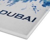 Planche À Découper Dubaï Skyline Blue (Coin)