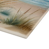 Planche À Découper Dunes côtières pastel à l'aquarelle (Coin)