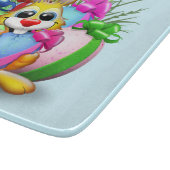 Planche À Découper Easter Bunny Funny and Cute Character Biting an Eg (Coin)