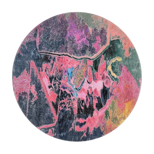 PLANCHE À DÉCOUPER EAU DE FLUX ABSTRAITE (Devant)