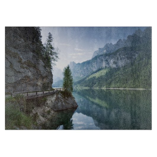Planche À Découper Eau | Lac Gosau Salzkammergut Autriche (Devant)