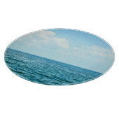 Planche À Découper Eau Océanique, Ciel bleu clair. (Coin)