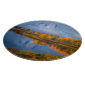 Planche À Découper Eau | Oxbow Bend Jackson Wyoming (Coin)