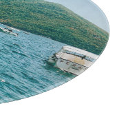 Planche À Découper Eaux turquouises de Perast - Monténégro (Coin)