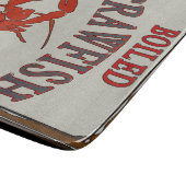 Planche À Découper Écart Boisé Mangé Ici (Coin)