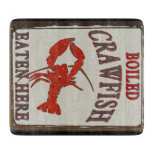 Planche À Découper Écart Boisé Mangé Ici (Devant)