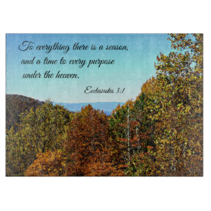 Planche À Découper Ecclesiastes 3:1 À tout il y a une saison..