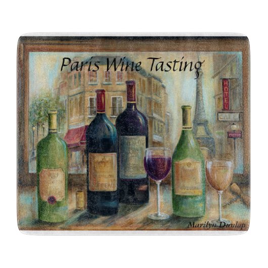 Planche À Découper Échantillon de vin de Paris (Devant)