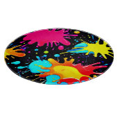 Planche À Découper Éclaboussure d'art vibrant (Coin)