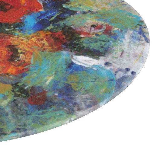 Planche À Découper Éclaboussure de couleur II (Coin)