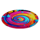 Planche À Découper Éclaboussure de peinture arc-en-ciel (Coin)