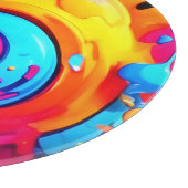 Planche À Découper Éclaboussure de peinture arc-en-ciel (Coin)