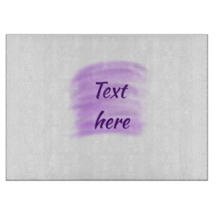 Planche À Découper Eclaboussures d'aquarelle violette ajoutent du tex