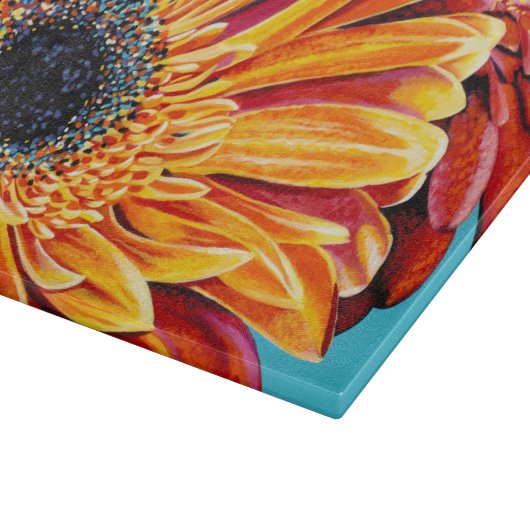 Planche À Découper Éclats de couleur II (Coin)