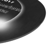 Planche À Découper Éclipse solaire double datée 2024 & 2017 (Coin)