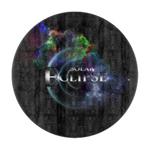 Planche À Découper Éclipse solaire Espace Art Fractal