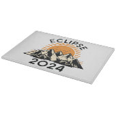 Planche À Découper Éclipse solaire totale 2024 (Coin)