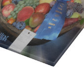 Planche À Découper Écran de Fruit Bleu Ruban Pays (Coin)