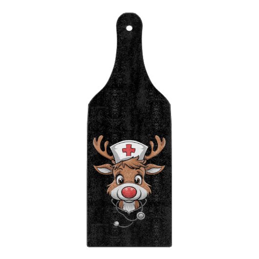 Planche À Découper Écran de Noël Top Reindeer Gants en caoutchouc (Devant)