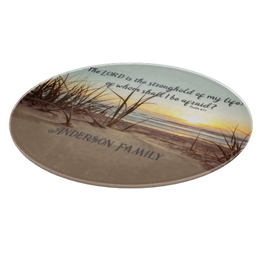 Planche À Découper Écriture de la famille Beach, (Coin)