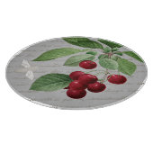 Planche À Découper Écriture française des années 1800 Royal Cherries  (Coin)